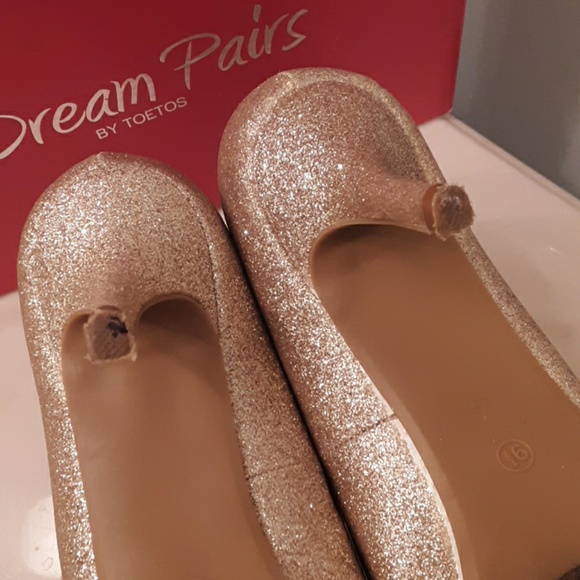[Dream Paris by Toetos] Gold Glitter Heel - Picture 3 of 7